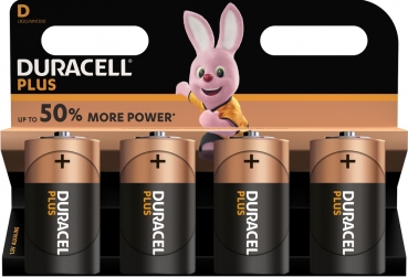 Duracell D MN1300/LR20 Plus im 4er Blister